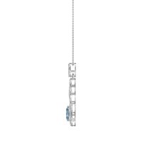 Infinity Modern Oval Necklace
