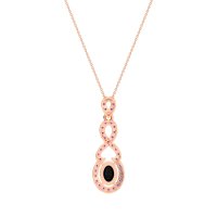 Infinity Modern Oval Necklace