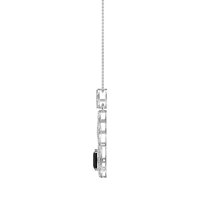 Infinity Modern Oval Necklace