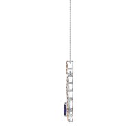 Infinity Modern Oval Necklace