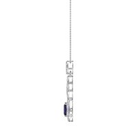 Infinity Modern Oval Necklace