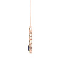 Infinity Modern Oval Necklace