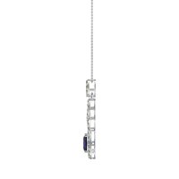 Infinity Modern Oval Necklace