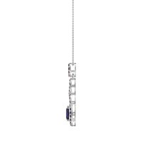 Infinity Modern Oval Necklace
