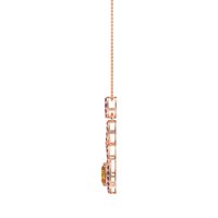 Infinity Modern Oval Necklace