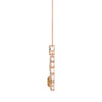 Infinity Modern Oval Necklace