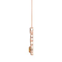 Infinity Modern Oval Necklace