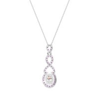 Infinity Modern Oval Necklace