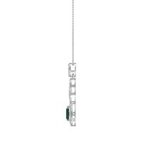 Infinity Modern Oval Necklace