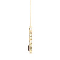 Infinity Modern Oval Necklace