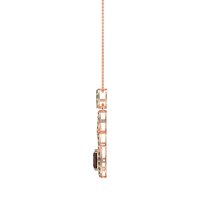 Infinity Modern Oval Necklace