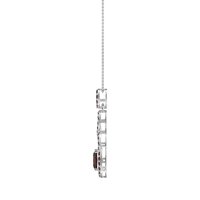 Infinity Modern Oval Necklace
