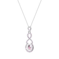 Infinity Modern Oval Necklace