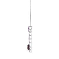 Infinity Modern Oval Necklace