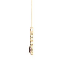 Infinity Modern Oval Necklace