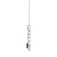 Infinity Modern Oval Necklace