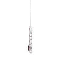 Infinity Modern Oval Necklace