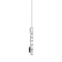 Infinity Modern Oval Necklace