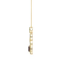 Infinity Modern Oval Necklace