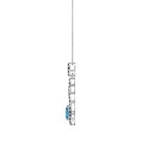 Infinity Modern Oval Necklace
