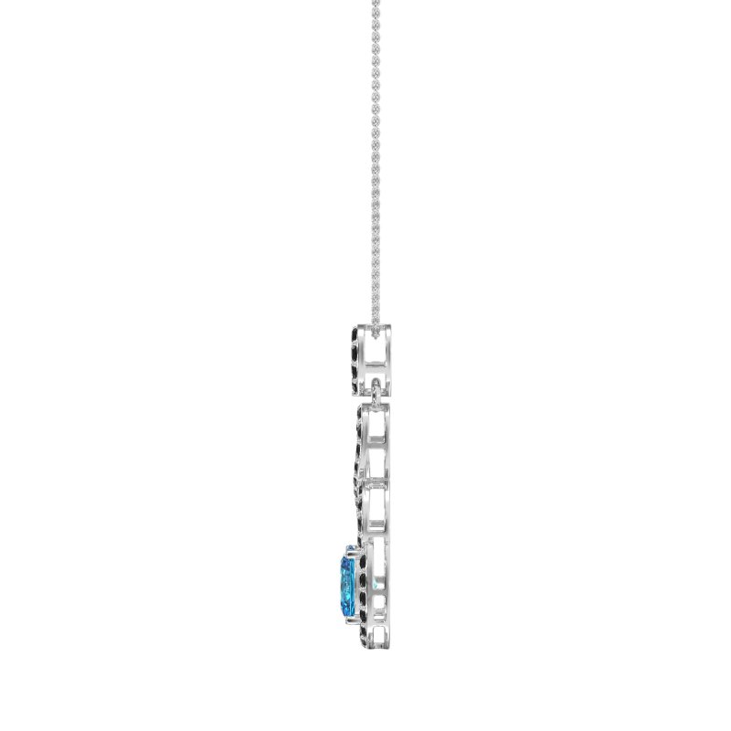 Infinity Modern Oval Necklace