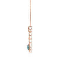 Infinity Modern Oval Necklace
