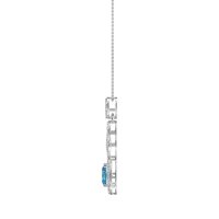 Infinity Modern Oval Necklace