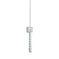 Tear Drop Halo Necklace