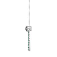 Tear Drop Halo Necklace
