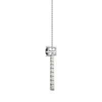 Tear Drop Halo Necklace