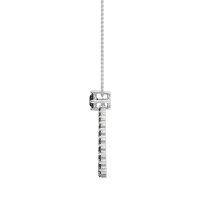 Tear Drop Halo Necklace