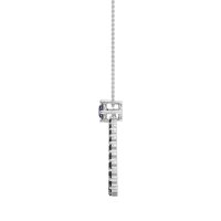 Tear Drop Halo Necklace