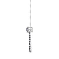 Tear Drop Halo Necklace