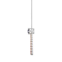 Tear Drop Halo Necklace