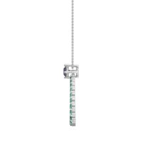 Tear Drop Halo Necklace
