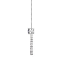 Tear Drop Halo Necklace