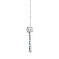 Tear Drop Halo Necklace