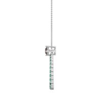 Tear Drop Halo Necklace