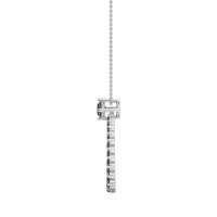 Tear Drop Halo Necklace