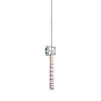 Tear Drop Halo Necklace