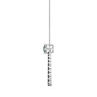 Tear Drop Halo Necklace