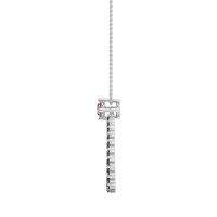 Tear Drop Halo Necklace