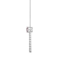 Tear Drop Halo Necklace