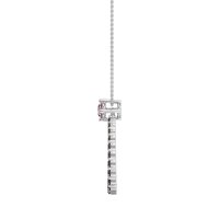 Tear Drop Halo Necklace