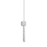 Tear Drop Halo Necklace