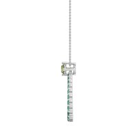 Tear Drop Halo Necklace