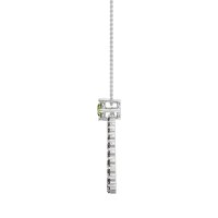Tear Drop Halo Necklace
