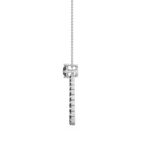 Tear Drop Halo Necklace
