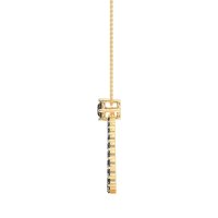 Tear Drop Halo Necklace
