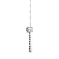 Tear Drop Halo Necklace